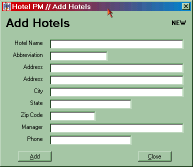 Add Hotel